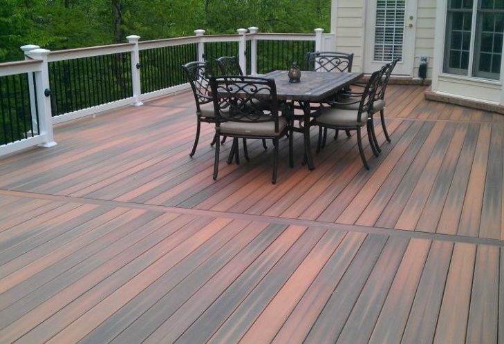 fiberon composite deck tigerwood