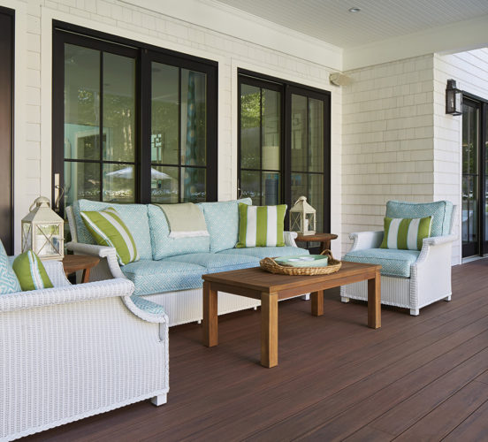 azek composite porch mahogany coastal living
