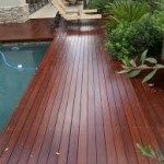 exotic wood deck brazilian redwood