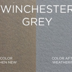 winchester grey trex fence color